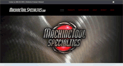 Desktop Screenshot of machinetoolspecialties.com